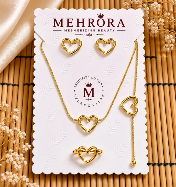 MEHRORA Heart Elegance Jewelry Set