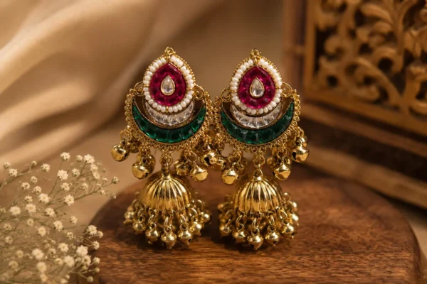 Mehrora Royal Jhumka Earrings