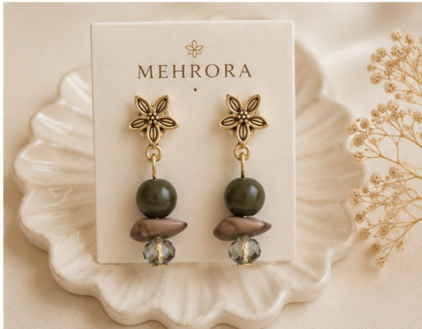 Midnight Bloom Earrings